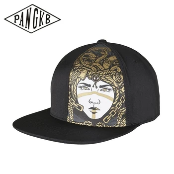 PANGKB Marka BADUSA KAP Antik Yunan mitolojisinde Medusa hip hop snapback şapka erkekler kadınlar için yetişkin açık rahat güneş beyzbol şapkası