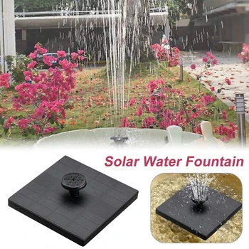1.4 W Güneş su çeşmesi Ayarlanabilir Su Yüksekliği Güneş Enerjili Çeşme güneş panelı Su Pompası için Bahçe / Gölet / Havuz / Balık Tankı