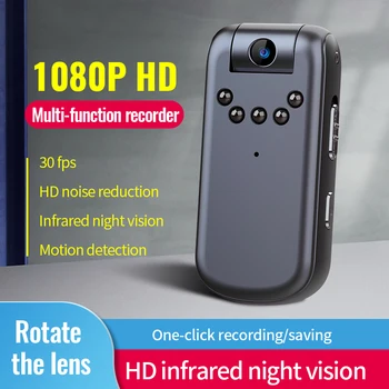1080 P/30FPS HD Spor Kameralar Mini Kamera Gece Görüş OTG Hareket Algılama Ses Video Kaydedici ile Geri Klip Dönebilen Lens