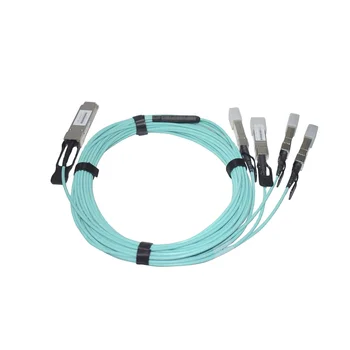 40G QSFP + ila 4x SFP + Aktif fiber Optik Kablo AOC QSFP + 5 metre om3 Koparma Kablosu