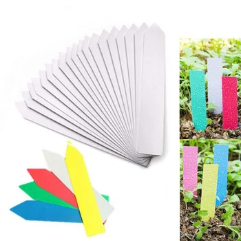 50 adet 100 adet Kullanımlık PVC Bitkiler Etiketleri giysi etiketi Ağacı Meyve Saksı Su Geçirmez İşaretleyiciler İşareti Bahçe Aletleri ağacı etiket D1