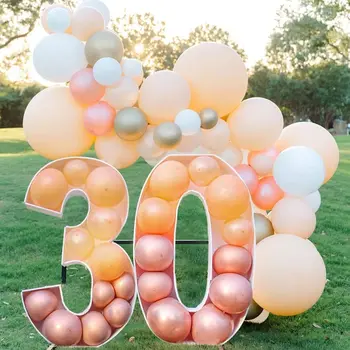 74/94cm Dev Doğum Günü Karakter Balon Dolum Balon Düğün Numarası Balon Çerçeve Doğum Günü Partisi Arka Plan Yıldönümü