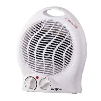 AB tipi 220 V taşınabilir fan ısıtıcı ayarlanabilir termostat zemin yatak odası masa masa ısıtıcı 2000 W ısıtıcı 2 ısı ayarları Fan ısıtıcı