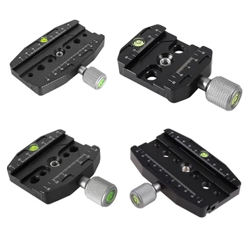 Alüminyum Alaşım 50mm/70mm/90mm / 110mm Hızlı serbest bırakma kelepçesi tripod döngüsü Kafa Dağı Kelepçe Arca-Swiss Standart Kamera Monopod