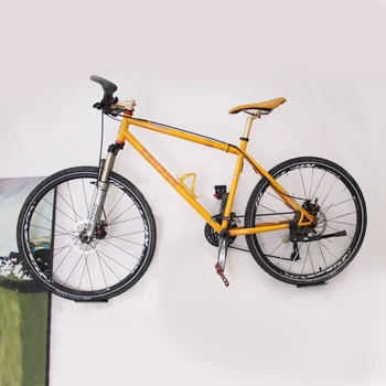 Bisiklet depolama Rafı Duvara Monte Metal Kanca Basit duvar askısı Dağ Bisikletleri İçin Yol Bisikletleri Siyah Kolay Yük