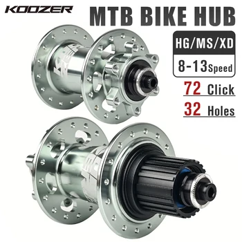Bisiklet Hub Koozer XM490 MS 12 Hız Dağ bisiklet fren diski Küpleri 6 Palws 28/32/36 Delik İçin K7 M6100 MS 12 Hız