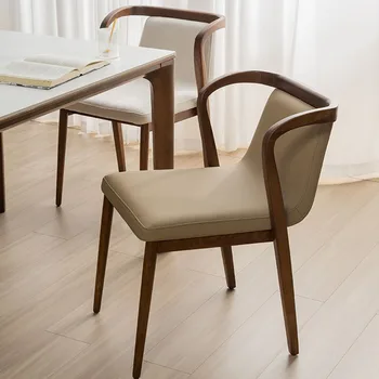Cafe Modern Rahatlatıcı yemek sandalyeleri Oturma Odası Manikür Açık ahşap yemek sandalyeleri Berber Muebles Ev Eşyaları AB50CY