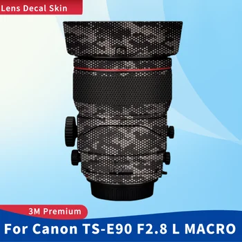 Canon TS-E90 F2. 8 L MAKRO çıkartma kaplama Vinil Wrap Film Kamera Lens Vücut Koruyucu Sticker Koruyucu Ceket