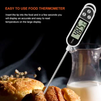Dijital et termometresi Pişirme Gıda Mutfak BARBEKÜ Probu Su Süt Yağı Sıvı Fırın Dijital Sıcaklık Sensörü Ölçer Termokupl