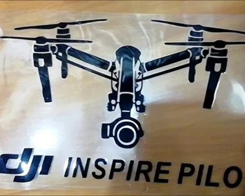 DJI drone için etiket kişiselleştirilmiş yaratıcı araba arka cam sticker aksesuarları