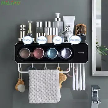 Duvara Monte Sondaj Banyo duş rafı Organizatör Raf Havlu Diş Fırçası Tutucu Şampuan Tepsi Standı