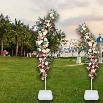 Düğün Kemer balon Aksesuarları Perdeler Zemin Duvar Düğün Dekor Töreni yapay çiçek Kemer Dekor Kemer Dekorasyon