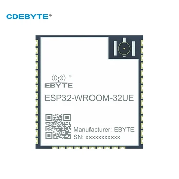 ESP32 2.4 G Wifi Kablosuz Modülü CDEBYTE ESP32-WROOM-32UE UART I / O 20dBm IEEE802. 11b/g / n IPEX1 Anten Küçük Boyutlu Modül