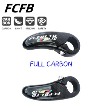 fcfb karbon gidon bar sonu küçük yardımcı Dağ yol gidon karbon fiber bisiklet gidon biter yardımcı bar ends