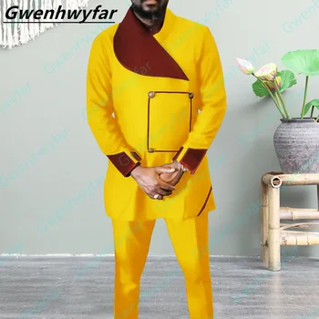 Gwenhwyfar Sarı Ceket Takım Elbise Pantolon Önemli Olay Elbise Smokin Beyler için Zarif Erkek Takım Elbise Parti Düğün için 2 Adet