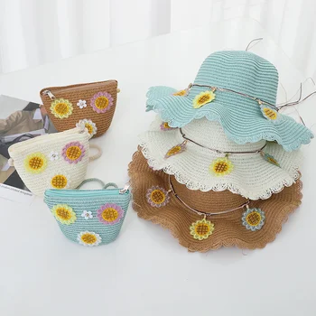 Güneş şapkası Kadın Balıkçı Şapka Luffy Şapka Ebeveyn Çocuk Hasır Şapka Katlanabilir Çanta Çiçek Havzası Şapka Seyahat Tatil Cosplay Güneş plaj şapkası