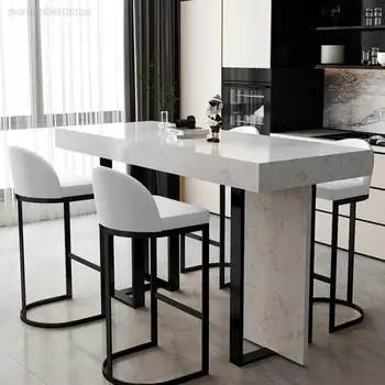 İskandinav Bekleme Koltuğu Eğlence Modern Moda Ofis Minimalist Restoran Sandalyeleri Manikür Cadeira Yemek Masası Seti Mobilya
