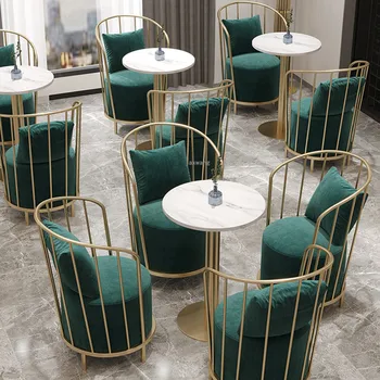İskandinav INS demir yemek sandalyeleri ışık lüks oturma odası Altın Metal Arkalığı Koltuk Modern ev mutfak mobilyası mutfak sandalyesi