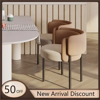 İskandinav Rahat yemek sandalyeleri Lüks Tasarımcı Benzersiz Modern Minimalist yemek sandalyesi Salonu Yaratıcı Cadeira mutfak mobilyası