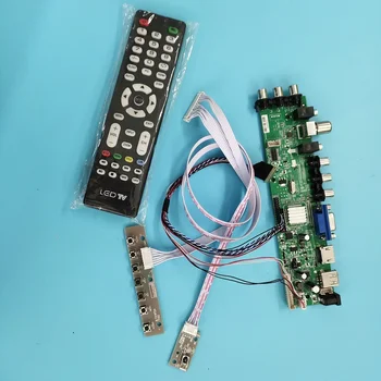Kiti LP173WF1 (TL) (B3) uzaktan DVB-T 1920X1080 DVB - T2 VGA AV LED 40pin WLED Sinyal denetleyici kurulu dijital TV LVDS USB HDMI