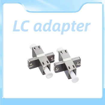 LC dubleks metal fiber optik adaptör fiber optik kuplör çinko alaşımlı fiber optik flanş FTTH konnektörü