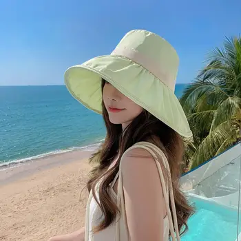 Moda Kadın Şapka İnce Yumuşak Yaz Açık Seyahat güneş şapkası Nefes Havza Şapka moda aksesuarları