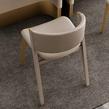 Mutfak Modern yemek sandalyeleri Ofis Tasarımı Relax Ergonomik Lüks yemek sandalyeleri Zemin Deri Sillas Nordicas Mobilya