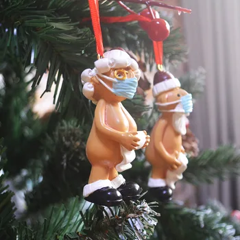 Noel Baba Elf Reçine Kolye Noel Dekorasyon Noel Ağacı Kolye Reçine El Sanatları Noel Ağacı Aksesuarları Tatil Sahne