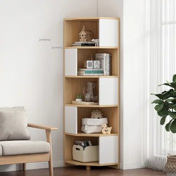 Oturma Odası Kanepe köşe dolabı İskandinav yatak odası mobilyası Üçgen Kitaplık Yurdu Daire Depolama Rafı Balkon Bitki Rafı