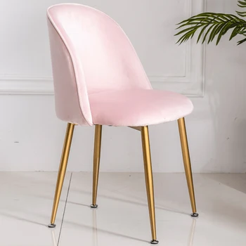 Oturma Odası Nordic yemek sandalyesi Uzun Bireysel Bahçe yemek sandalyesi Tasarım Rahatlatıcı Sillas Para Comedor Ev Mobilyaları ZY50CY
