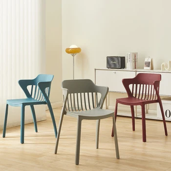 Oyun İskandinav yemek sandalyeleri Oturma Odası Restoran Bahçe Tasarımı akrilik sandalye Plastik Sillas De Comedor Mobilya YYY20XP