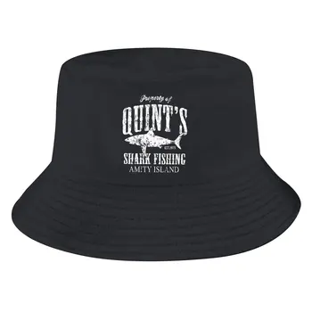 Quints Köpekbalığı Balıkçılık Dostluk Adası Unisex Kova Şapka Dalış Tüplü Dalış Hip Hop Balıkçılık güneşlikli kep Moda Stil Tasarlanmış