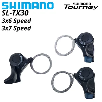 Shimano Tourney SL TX30 Bisiklet Vites Kolu 6 7 s 18 21 Hız tx30 Shifters İç Vites Kablosu Dahil