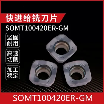 SOMT100420ER-GM Dönüm ekler torna çelik parçalar için 10 ADET yüksek kaliteli SOMT100420ER-GM