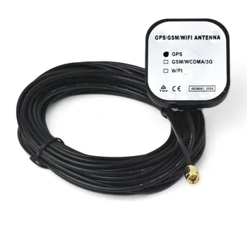 Superbat GPS Aktif Anten SMA Erkek Konnektör GPS Alıcıları/Sistemleri ve Mobil RG174 3M Kablo