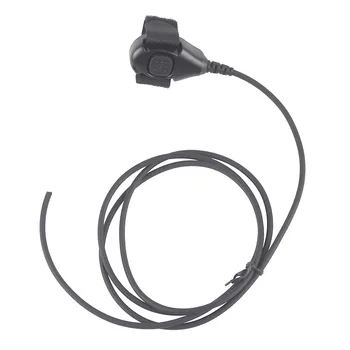 Tek uydurma Parmak PTT için kullanılabilir Boğaz Mikrofon Miniphone Gizli Akustik Tüp Kulaklık Kulaklık Motorola İki Yönlü Telsiz