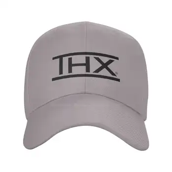 THX Logo Baskılı Grafik Marka Logosu Yüksek Kaliteli Denim kap Örme şapka beyzbol şapkası