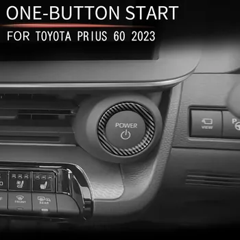 Toyota Prius 60 Serisi için 2023 2024 Araba Motoru Start Stop Tek göbek piercingi ayar kapağı Astar Aksesuarları Oto Styling
