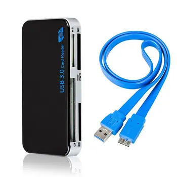 USB 3.0 All-in - 1 Kompakt Flaş Çoklu kart okuyucu Adaptörü 5Gbps yüksek hızlı USB kart okuyucu TF Güvenli dijital kartlar