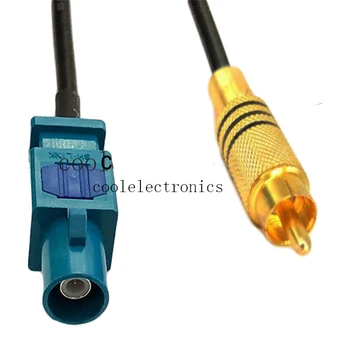 Uzun Fakra Z erkek RCA erkek RF Düz Pigtail Jumper Koaksiyel Kablo Radyo RG174 Kablo 15/20/30/50cm 1m 2m 3m 5m 10m