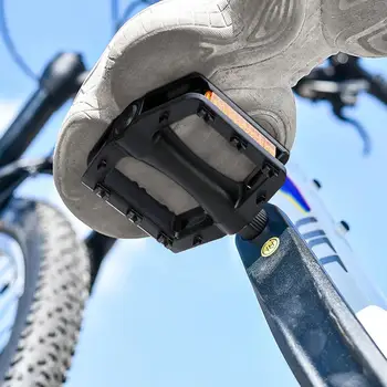 Uzun Ömürlü 1 Çift Pratik Geniş Platform Kaymaz Pedallar Yedek Plastik MTB bisiklet pedalları Kaymaz Bisiklet Aksesuarları