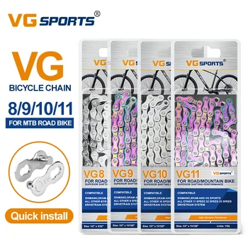 VG Spor MTB Bisiklet Zinciri 6 7 8 9 10 11 12 Hız Velocidade 8 s 9 s 10 s 11 s 12 s Dağ Yol Bisikleti Zincirleri Parçası 116 Linkler
