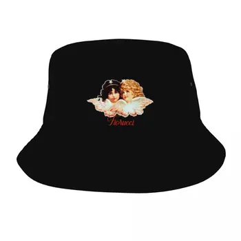 Vintage Fiorucci Melek Kova Şapka Yaz Seyahat Şapkalar Melek Kawaii Balıkçılık Kapaklar Açık Spor Erkekler Kadınlar için Bob Şapka