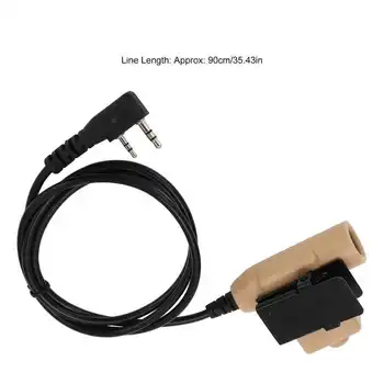 Walkie Talkie Kablo Adaptörü için U94 PTT İki Yönlü Kompakt Taşınabilir Yedek UV 82 UV5R UV5RE UV5VA UV6R BF888S