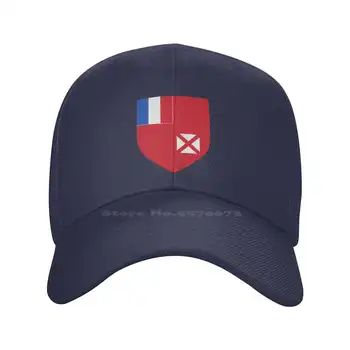 Wallis ve Futuna En Kaliteli Logo Denim kap Beyzbol şapkası Örme şapka