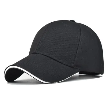 Yaz Kadın Erkek pamuklu beyzbol şapkası Katı Pamuk Ayarlanabilir Snapback Sunhat Açık Spor Hip Hop beyzbol şapkası Casquette