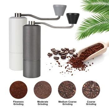 Çapak Değirmeni Mini Kahve Freze Yüksek Kaliteli Alüminyum Kahve Eşyaları Paslanmaz Çelik Manuel Kahve Değirmeni